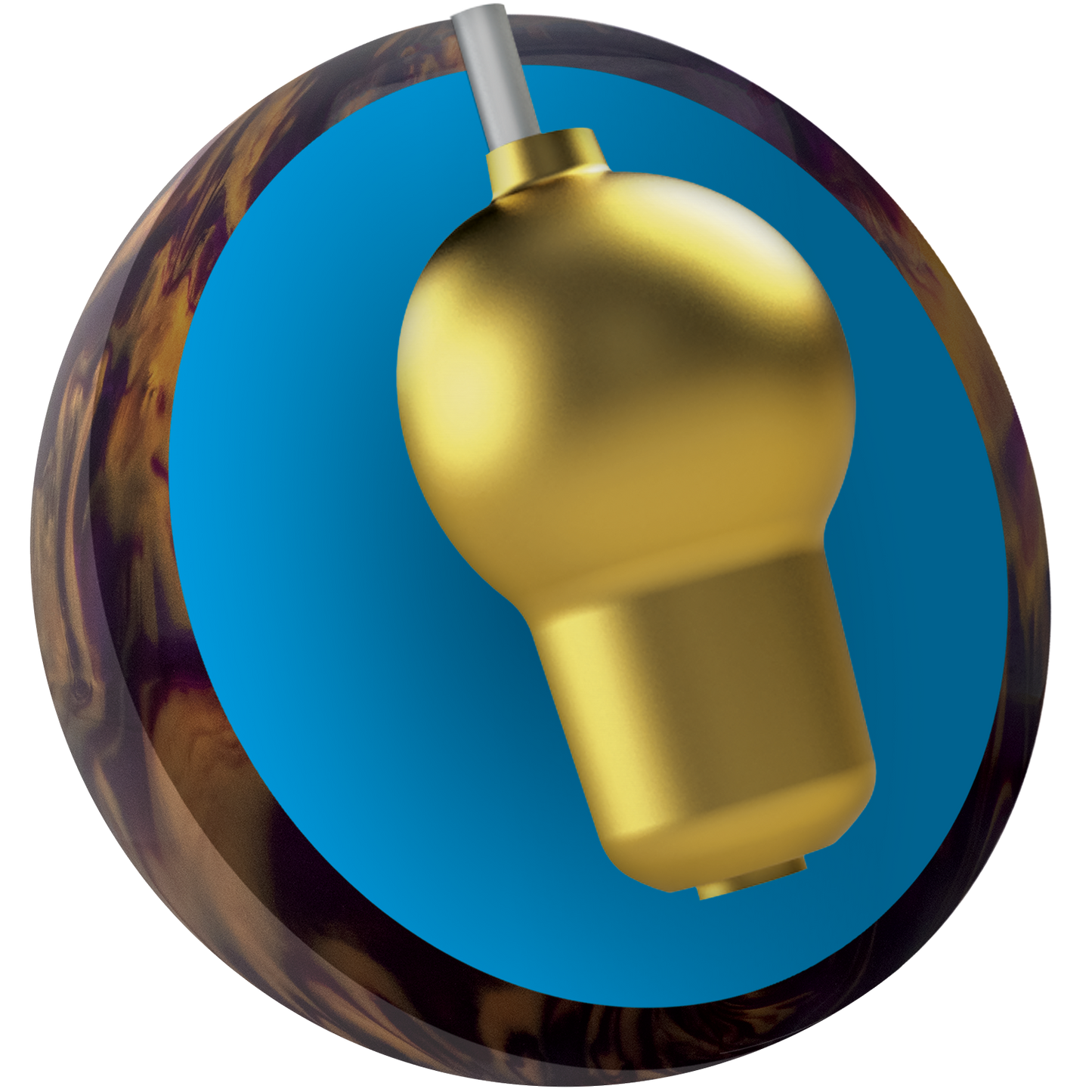 Ebonite Fireball Purple/Gold