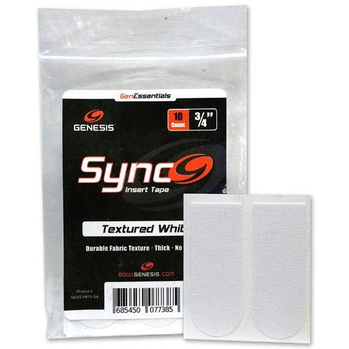 Sync White 3/4" Insert Tape (10ct)