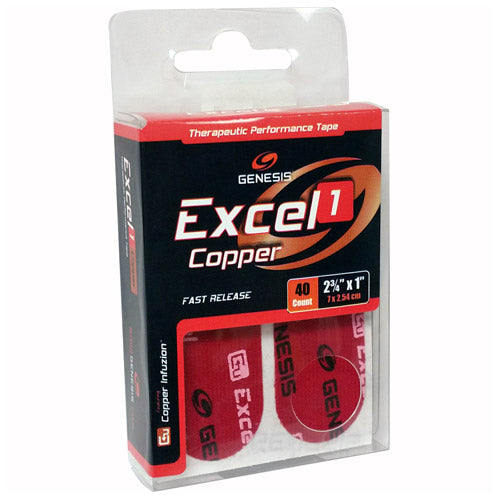 Excel Copper 1 Performance Tape Red (40ct)
