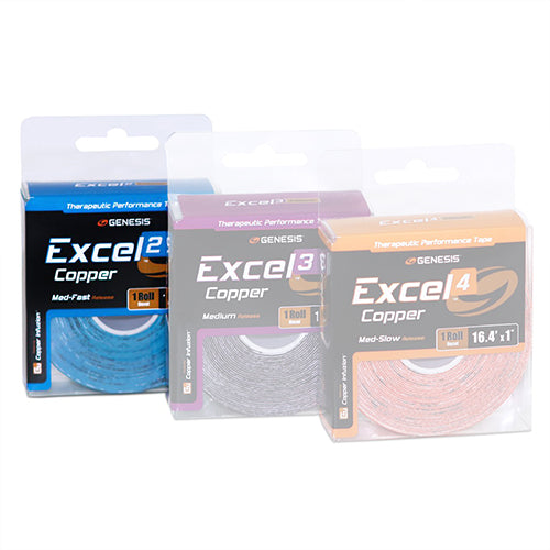 Excel Copper 2 Performance Tape Blue Roll