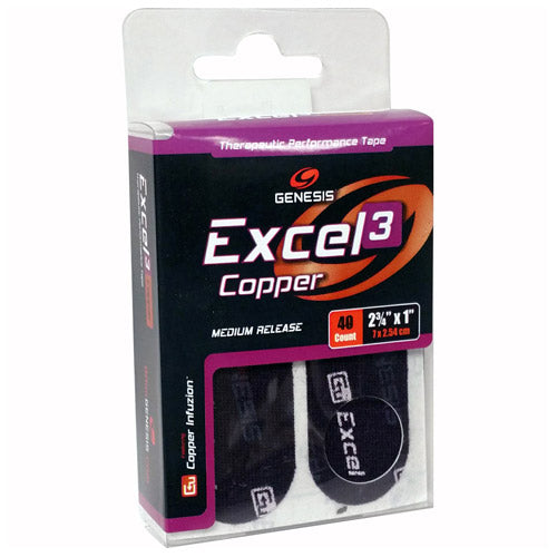 Excel Copper 3 Performance Tape Purple (40ct)