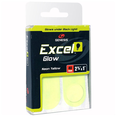 Excel Glow Neon Yellow Black Light Performance Tape (40ct)