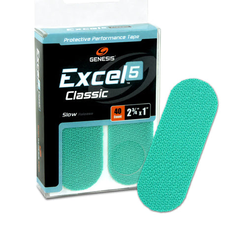 Excel 5 Classic Tape Aqua (40ct)