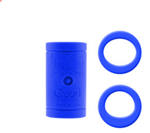 Turbo Quad Soft Mesh/Oval Lift Blue Finger Inserts Each