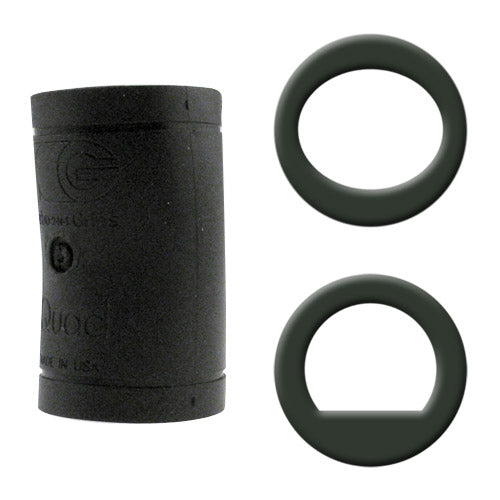 Turbo Quad Classic (Power Lift/Oval Smooth) Black Finger Inserts Each