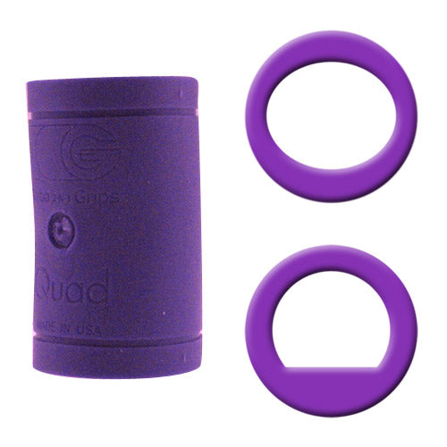 Turbo Quad Classic (Power Lift/Oval Smooth) Purple Finger Inserts Each