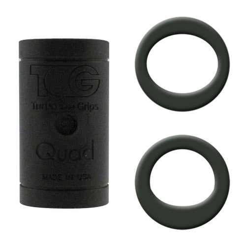 Turbo Quad Soft Mesh/Oval Lift Black Finger Inserts Each