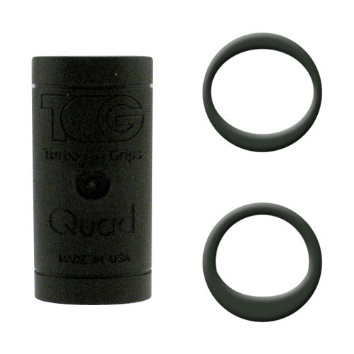 Turbo Ms Quad Soft Mesh/Oval Lift Black Finger Inserts Each