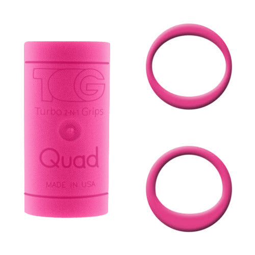 Turbo Ms Quad Soft Mesh/Oval Lift Hot Pink Finger Inserts Each