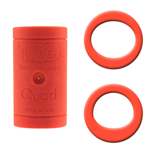 Turbo Quad Soft Mesh/Oval Lift Orange Finger Inserts Each