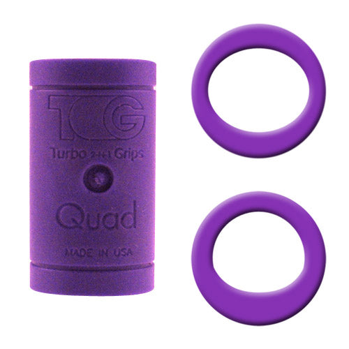 Turbo Quad Soft Mesh/Oval Lift Purple Finger Inserts Each