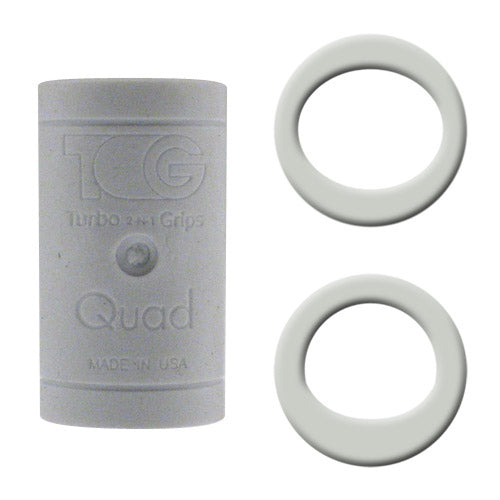 Turbo Quad Soft Mesh/Oval Lift White Finger Inserts Each