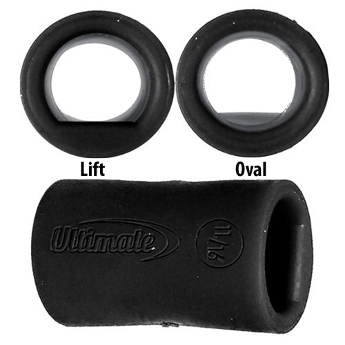 Ultimate Tour Lift Oval STICKY Black Finger Inserts Each