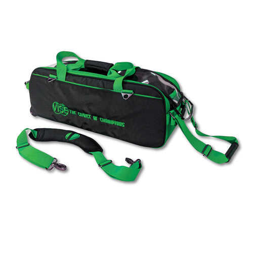 Vise 3 Ball Roller Bag Clear Top Tote