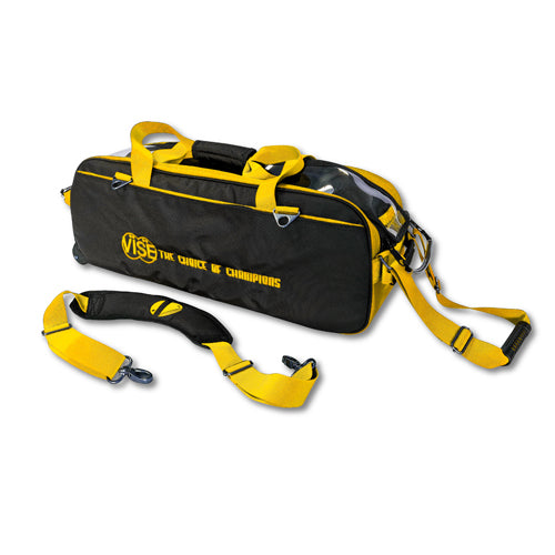 Vise 3 Ball Roller Bag Clear Top Tote