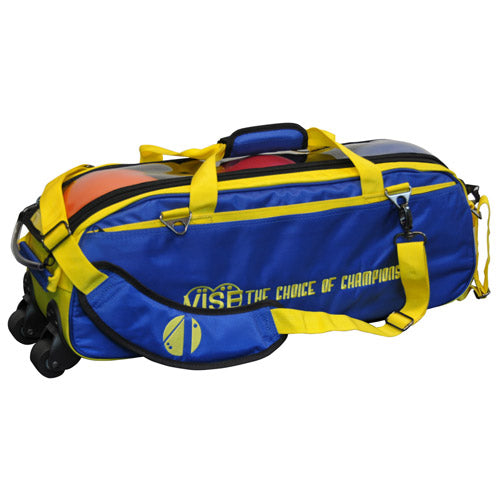 Vise 3 Ball Roller Bag Clear Top Tote
