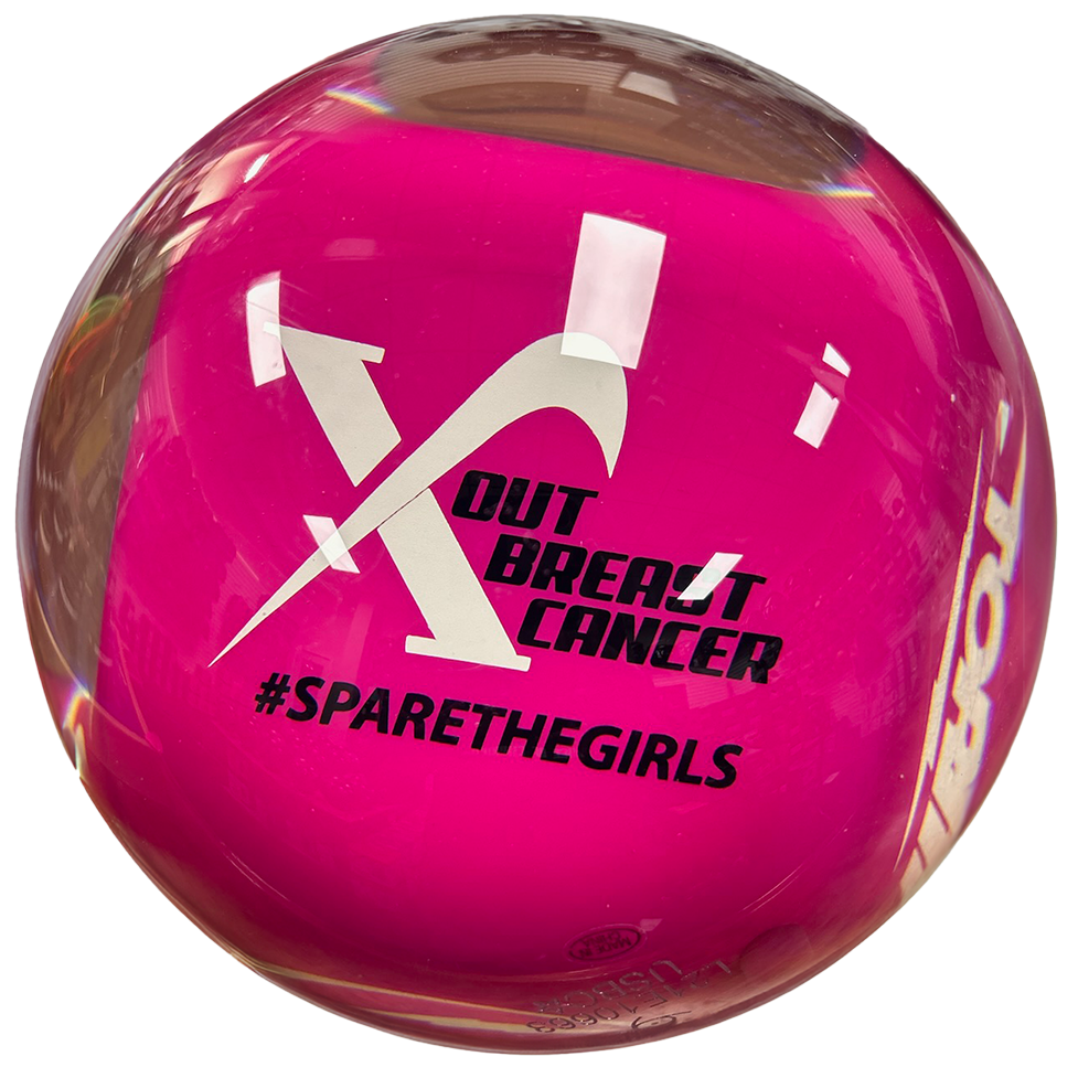 Storm Striking Out Breast Cancer Bowling Ball (15lb Only)