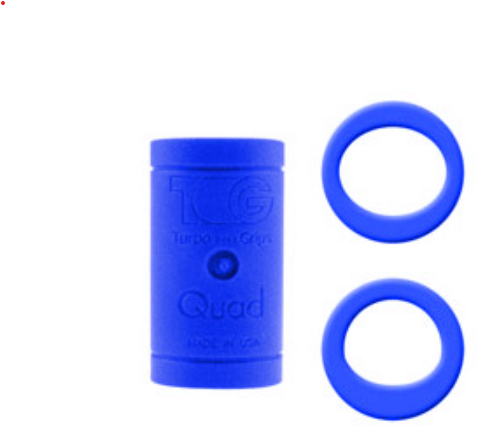 Turbo Quad Soft Mesh/Oval Lift Blue Finger Inserts Each (10 Pack)