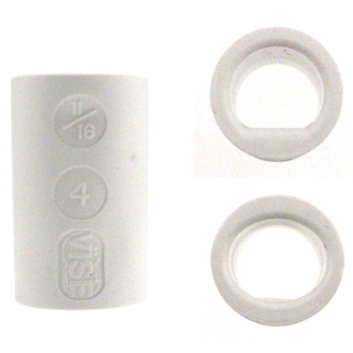 Vise P/O White Finger Inserts Each (10 Pack)