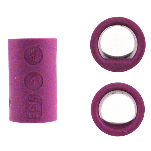 Vise P/S Purple Finger Inserts Each (10 Pack)