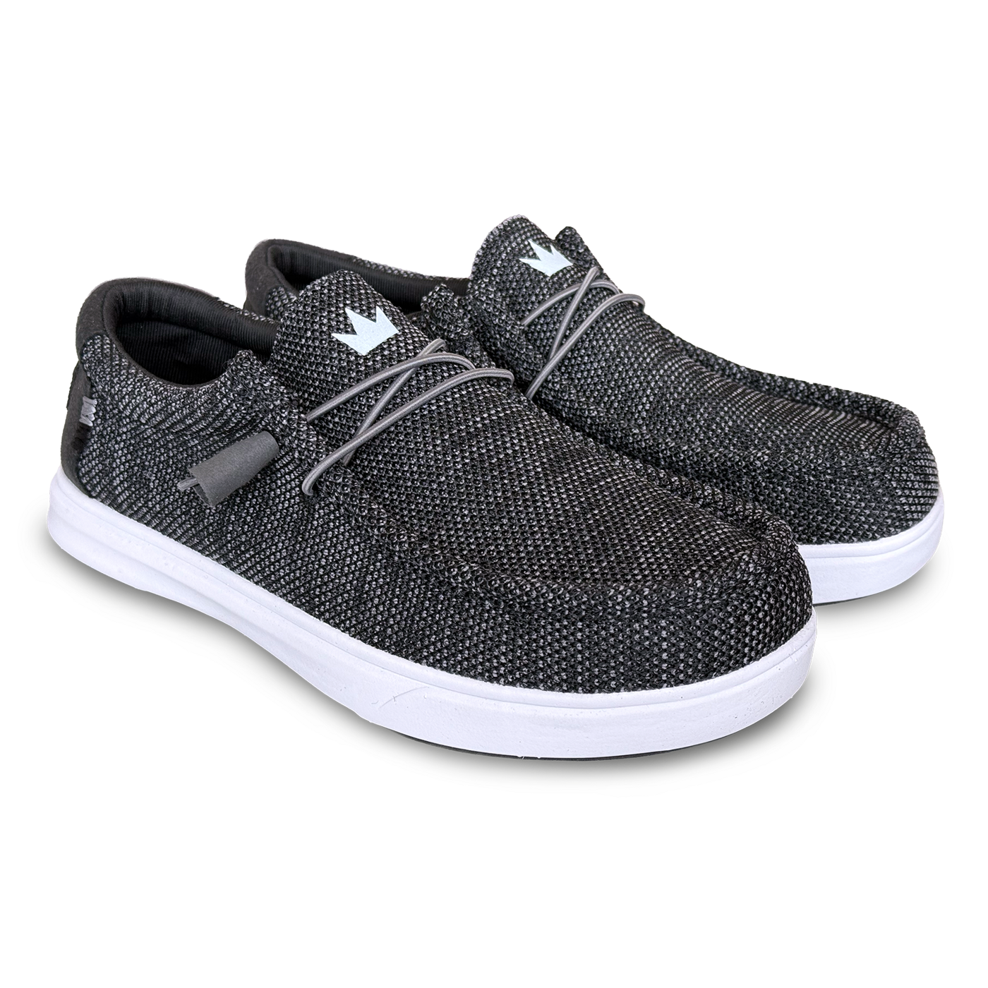 Brunswick Hero Black Knit Men's Bowling Shoes