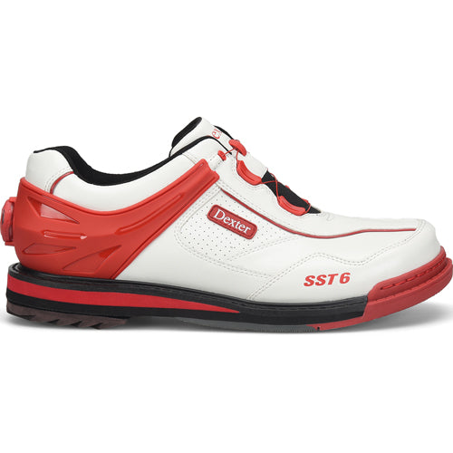 Dexter SST6 Hybrid BOA White/Red RH Wide