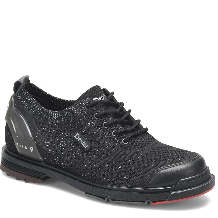 Dexter THE 9 Knit ST Black/Silver Bowling Shoes