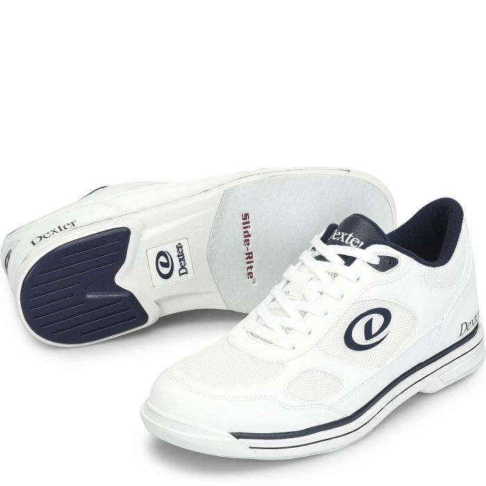 Dexter Randy White/Navy Bowling Shoes