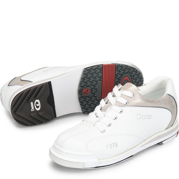 SST8 Pro White/Champagne Bowling Shoe