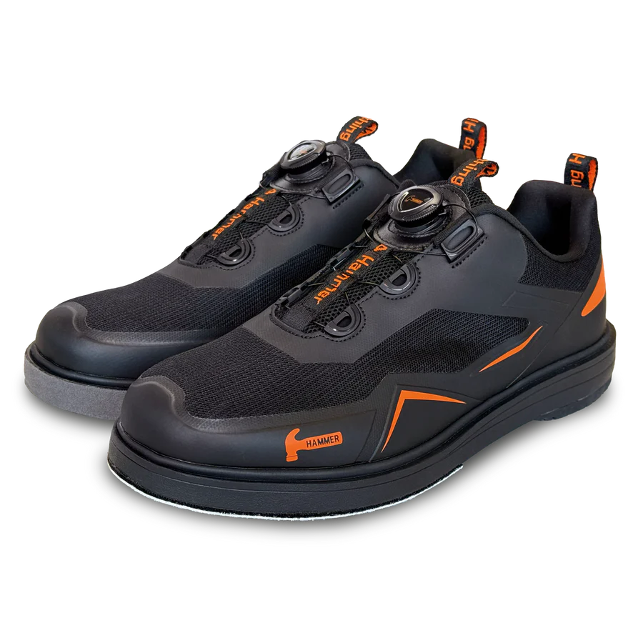 Hammer Vibe Black/Orange Mens Bowling Shoes RH