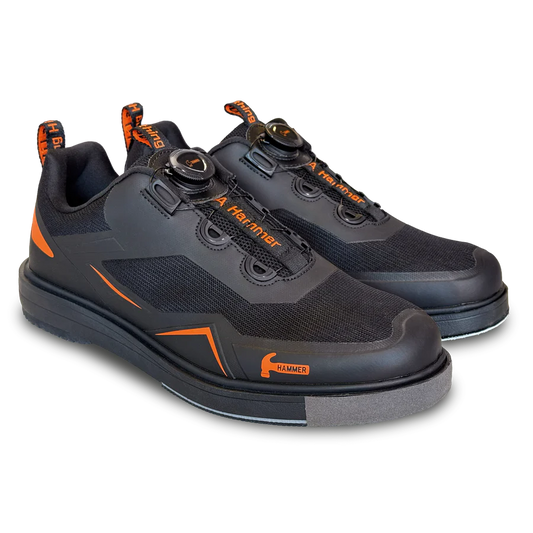 Hammer Vibe Black/Orange Mens Bowling Shoes RH