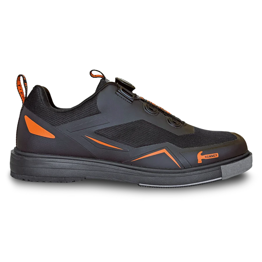 Hammer Vibe Black/Orange Mens Bowling Shoes RH