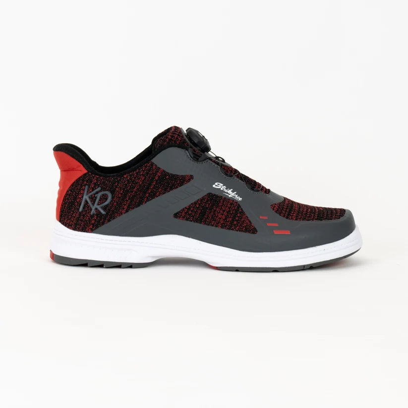 KR Strikeforce Jet FT Black/Grey/Red Men's Bowling Shoes