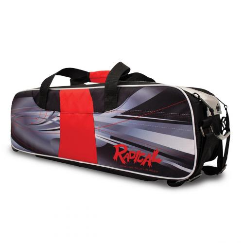 Triple Tote No Shoes Black/Red - Dye Sublimated