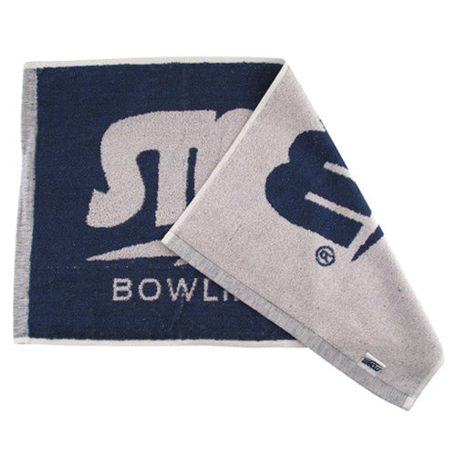 Storm Woven Towel Navy/Grey