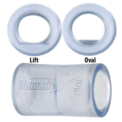 Ultimate Tour Lift Oval Sticky Clear Finger Inserts Each