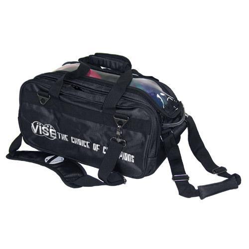 2 Ball Roller Clear Top Tote Black