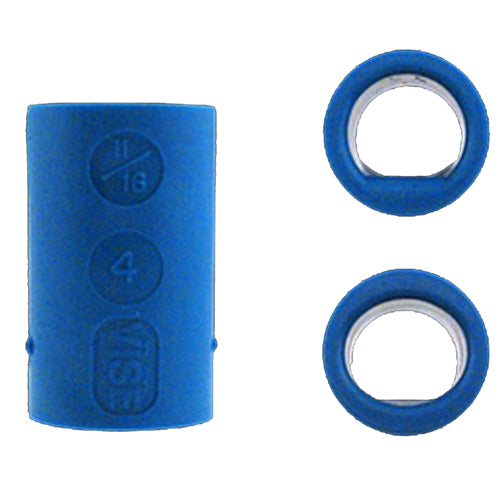 Vise Blue Silicone Power Lift Finger Inserts Each