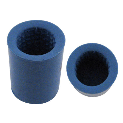 Vise Blue Silicone Round W/Nubs Finger Inserts Each