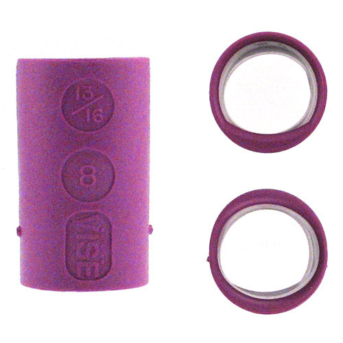 Vise O/PO Purple Finger Inserts Each