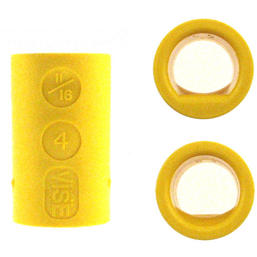 Vise Lady P/S Yellow Finger Inserts Each (10 Pack)